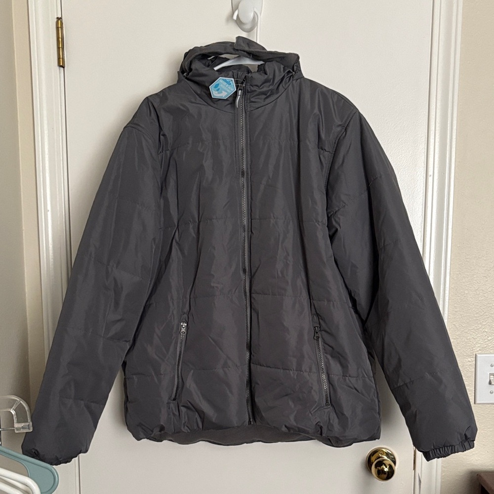 Kids Gray Hooded Jacket